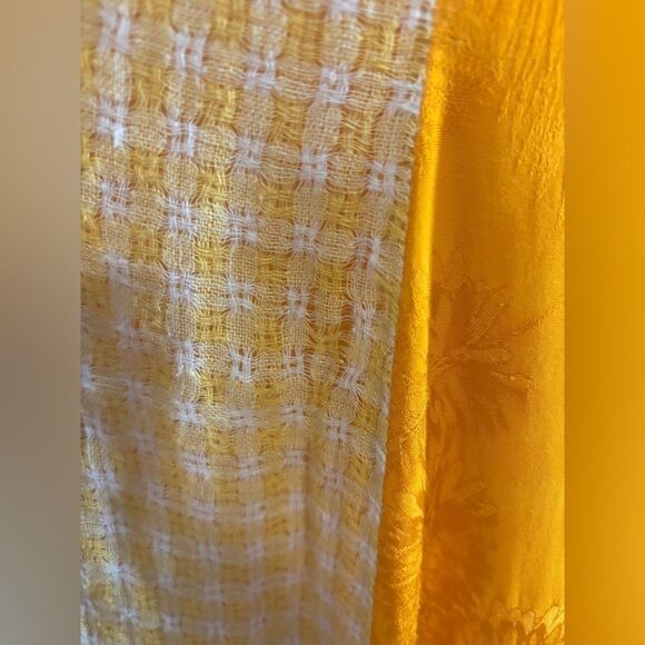 Rejina Pyo yellow Printed Dylan midi Dress size 10 - Picture 12 of 12